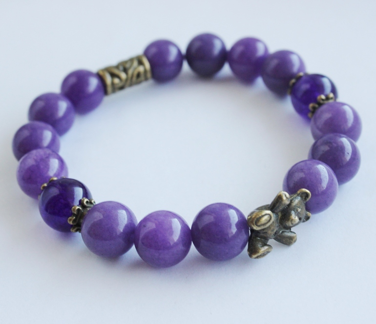 Комплект браслетов "Фиолетовый"