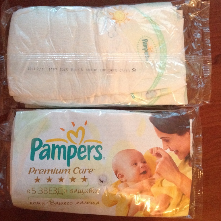 Подгузы pampers пробники