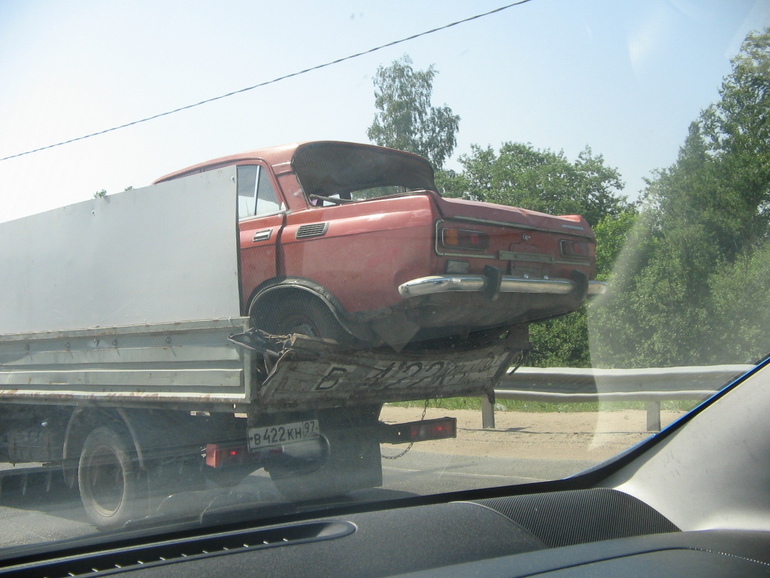 если нет денег на эвакуатор...