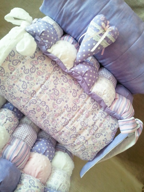 Бортики для детской кроватки :)