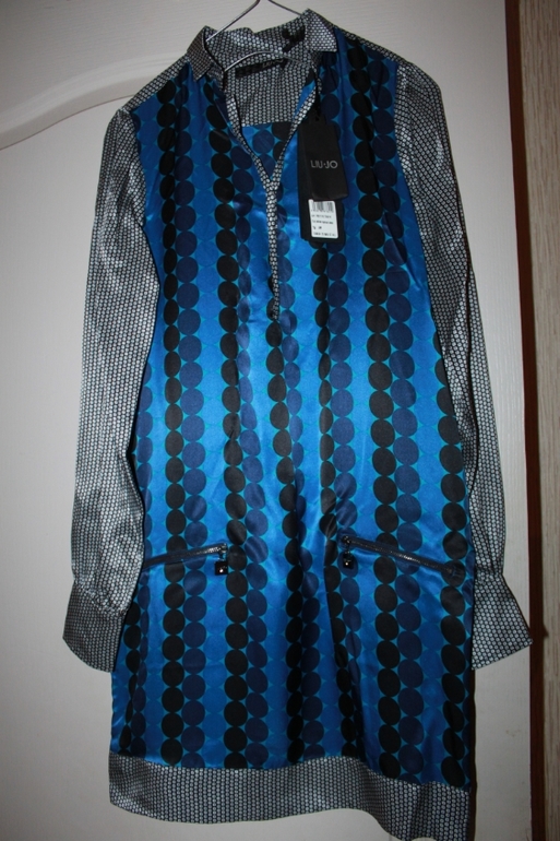 Туника новая оригинал, LIU JO 38р на русский 42, шёлк 100%, 3700р