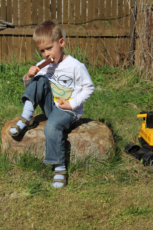 А на даче....