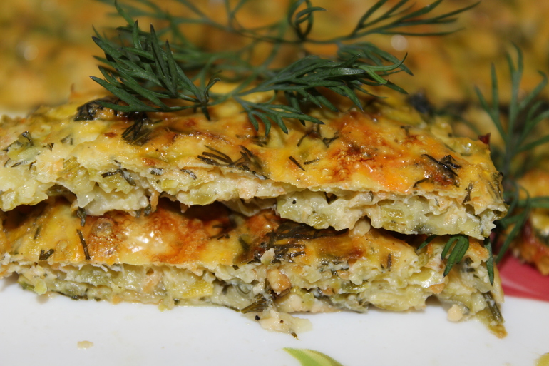 Запеченные кабачковые оладьи!