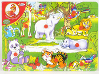 Наши деревянные игрушки 10 мес - до 1,7 . Часть 5 - рамки-вкладыши