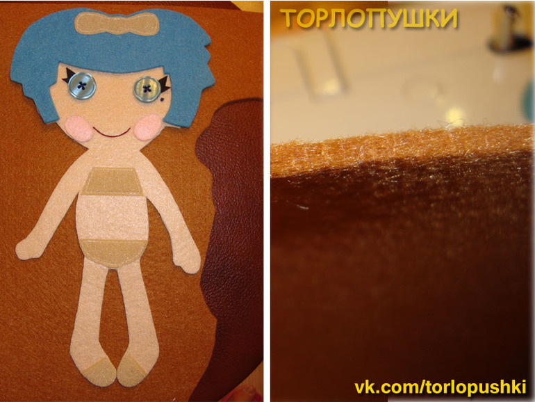 Шьем фетровых куколок