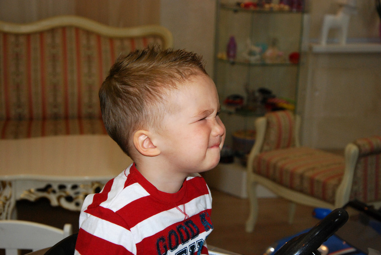 Аллергия, новая стрижка и прогулка