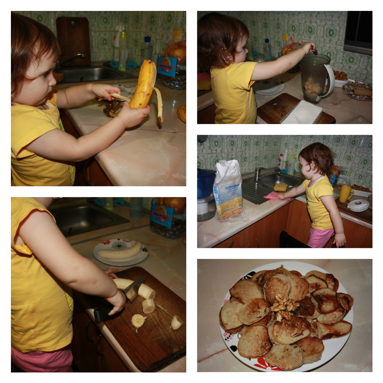 Банановые оладьи и Даша