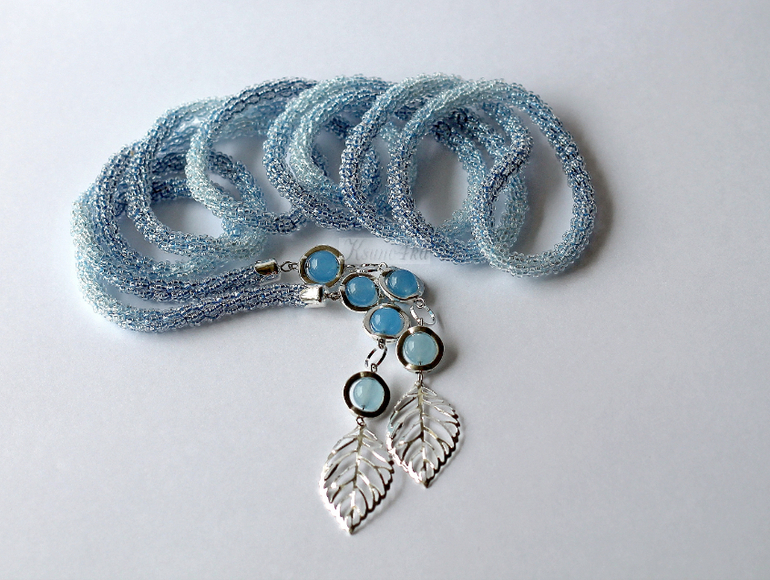 Лариат "Листочки прохлады"