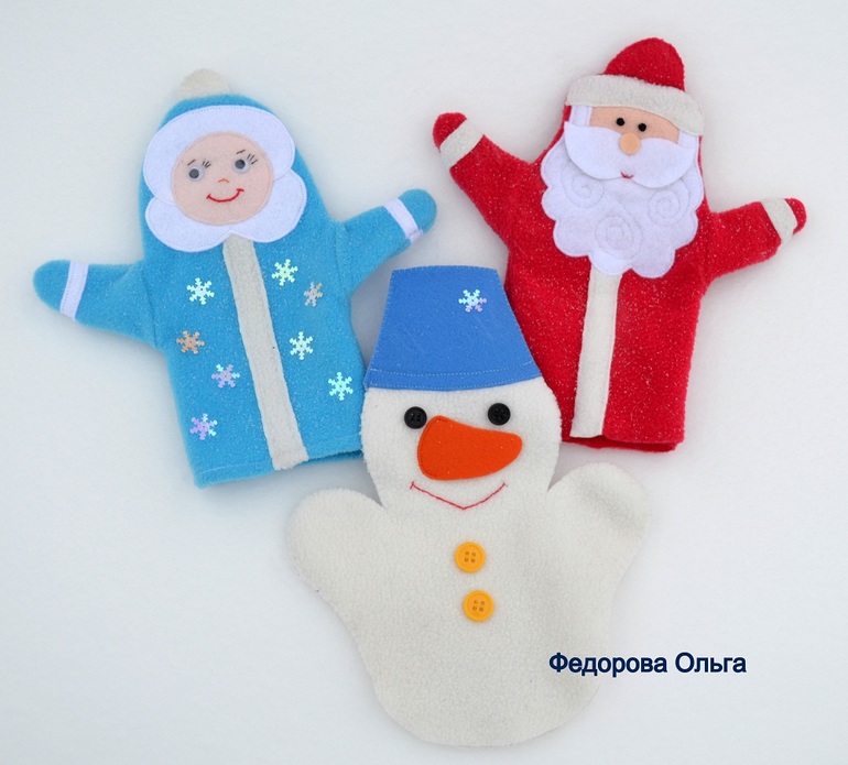 Дед Мороз и Снегурочка своими руками