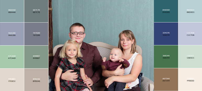 Индивидуальная палитра интерьера.