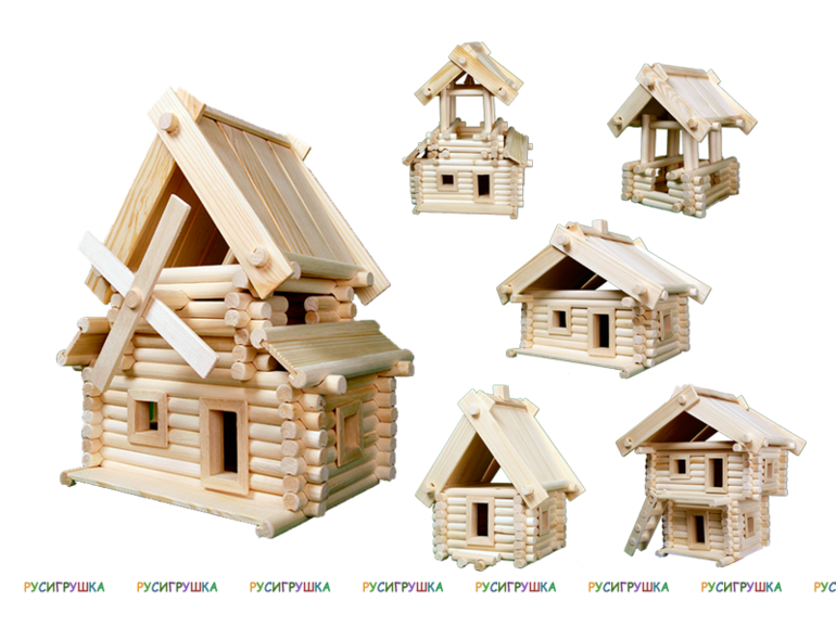 Детские конструкторы из дерева
