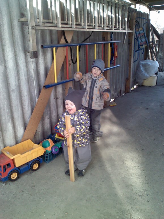 Мои погодочки Артём и Полина!