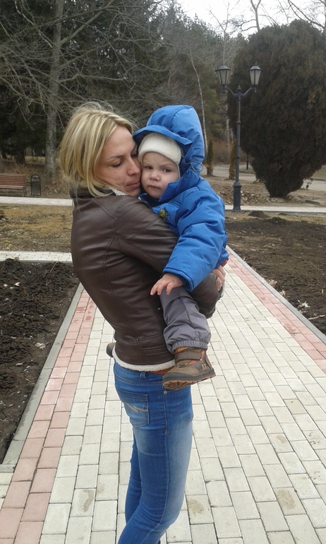 Прогулялись с крестной в парке)