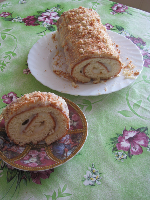 Бисквитный рулет