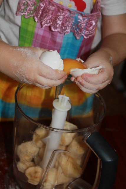 Банановые оладьи