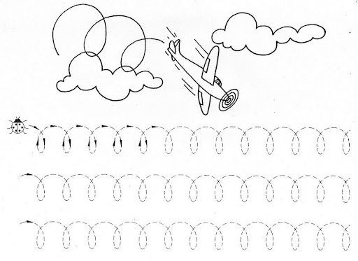 Готовим руку к письму (материал для распечатки)