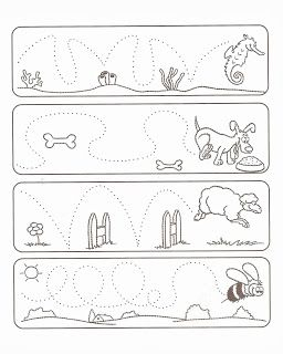 Готовим руку к письму (материал для распечатки)