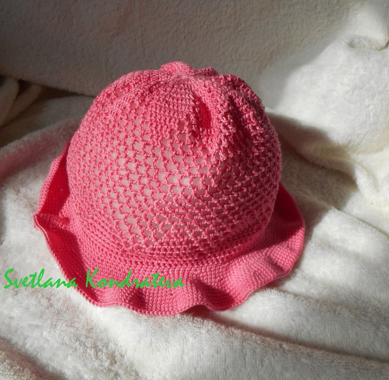 Панамочка к лету! Связалась для доченьки))