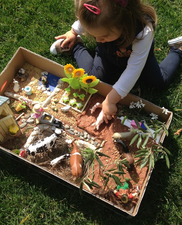 Наш вариант фермы в коробке