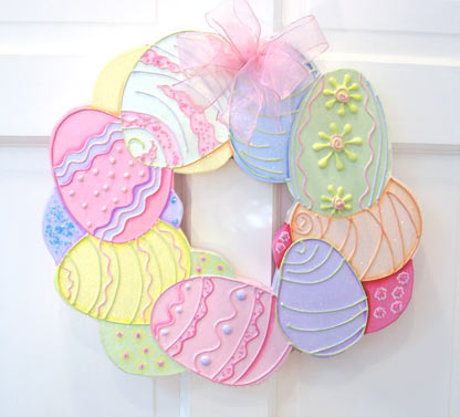 Простые веночки к пасхе