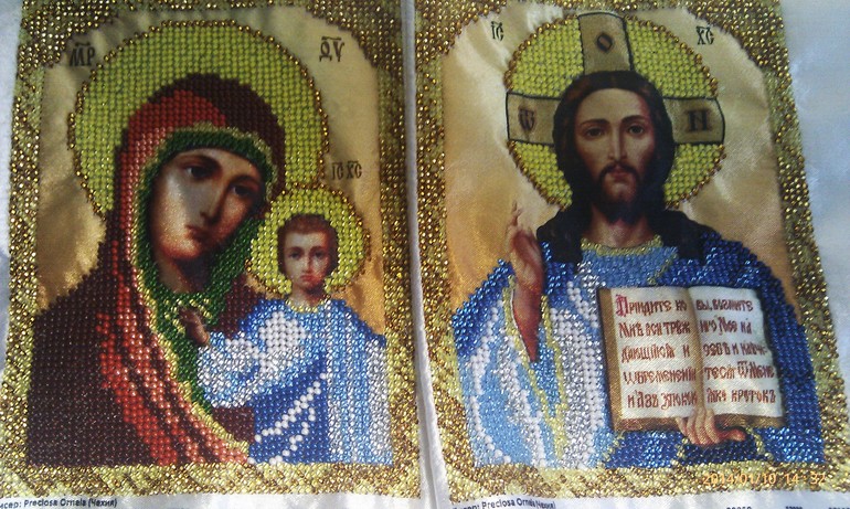 Казанская икона Божией Матери(вторая работа)