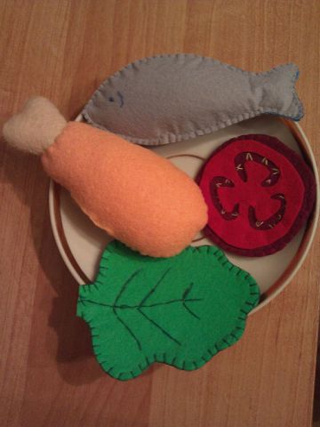 Еда из фетра  + еще новые фото