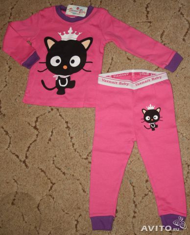 Пижама на девочку новая, 12-24 мес.