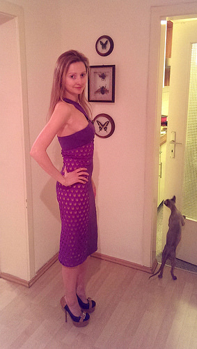 Платье Versace.