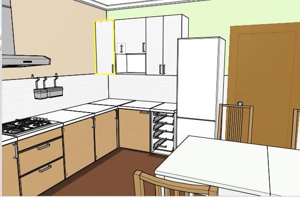 Еще один проект кухни. Нужна помощь в выборе фасадов и столешницы