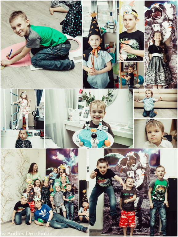 итак, мини отчетик Тимкин др в стиле Космос.захотелось поделиться