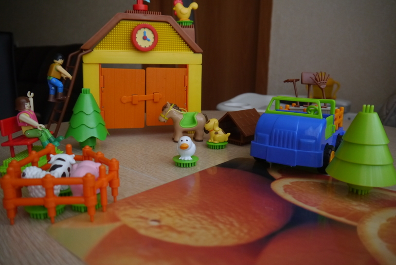 Конструктор battat bristle bloks