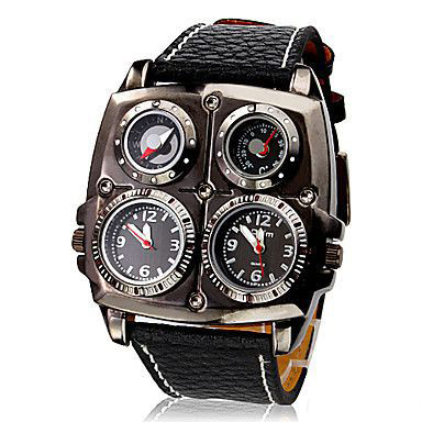 Спортивные мужские часы с 4-мя циферблатами. 2200р.