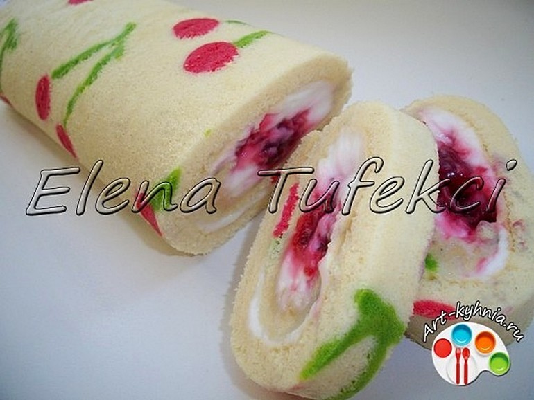 Рулет "Вишневая сказка"