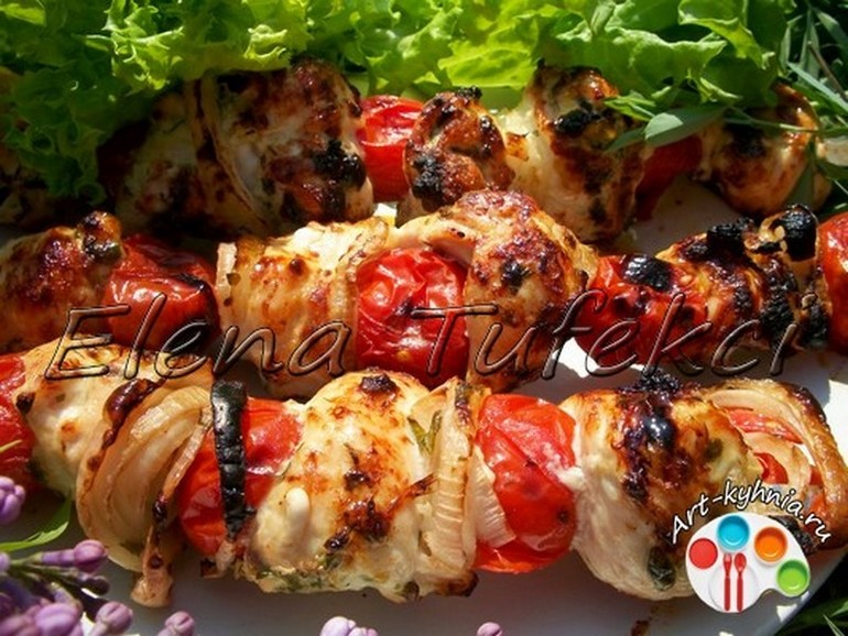 "Куриные рулетики на мангале"