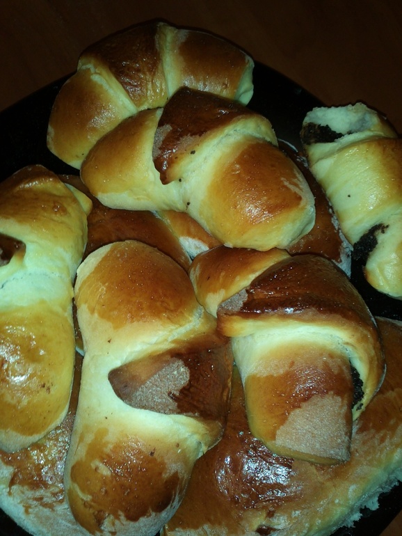 С вишенькой,яблоком и маком