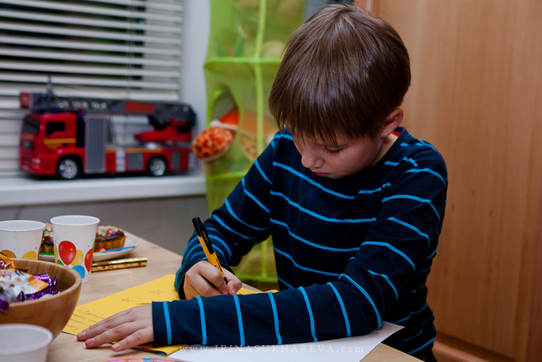 Семилетие Феди в домашнем ресторане!