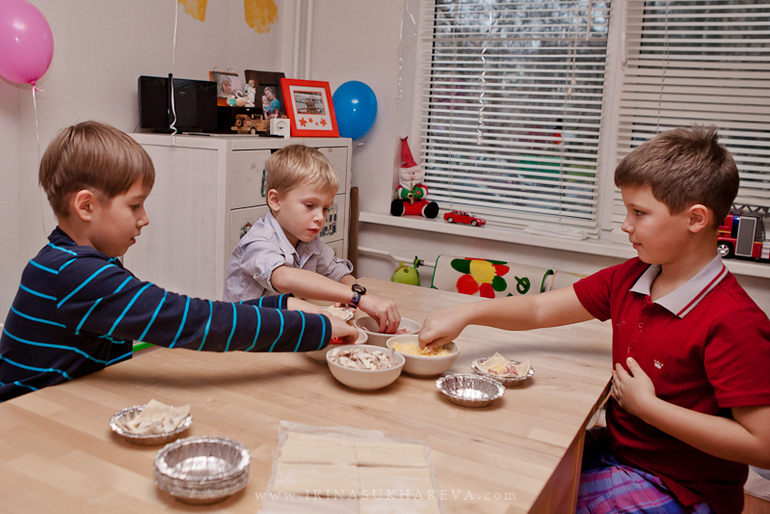Семилетие Феди в домашнем ресторане!