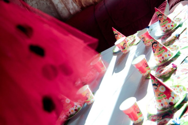 Как мы отмечали 1 годик=)))Вечеринка в стиле Божьих коровок