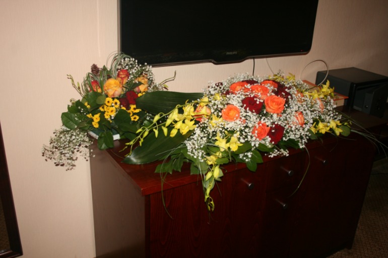 Я в роли флориста)