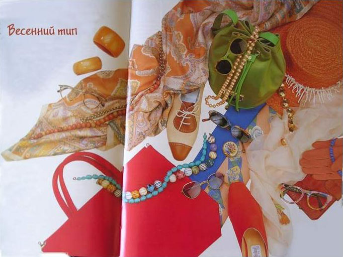 Цветотип внешности Весна.