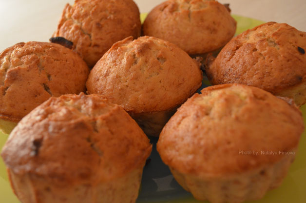 Веганские банановые кексики