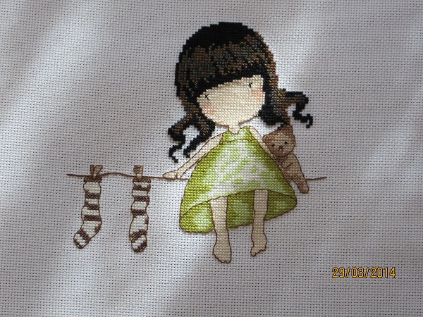 Малышка в зеленом.