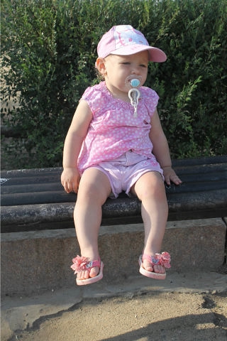 Наш маленький жабенок))) Сезон открыт)