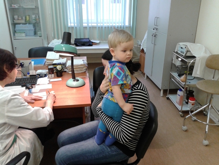 Вот,что бывает,если мужа в поликлинику берешь)))