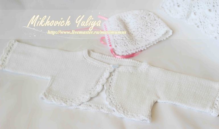 Комплект для крестин и выписки(много фото под катом)