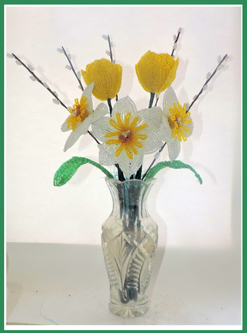 новинки во флористике из бисера