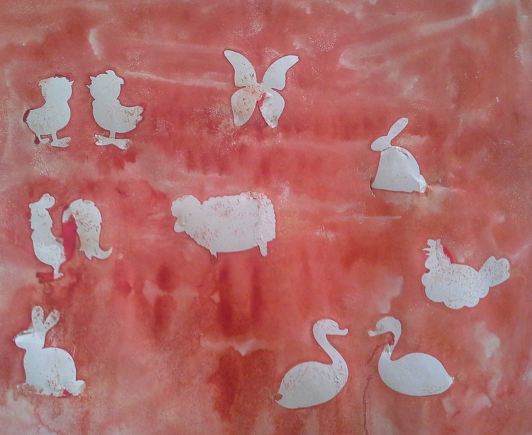 Пасхальное рисование. Тени и силуэты