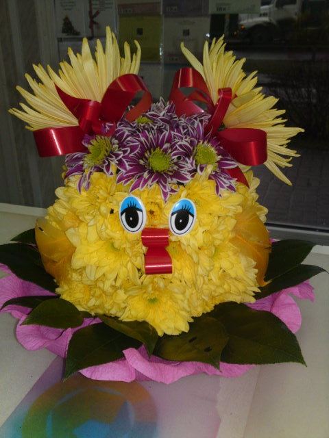 Игрушки из цветов