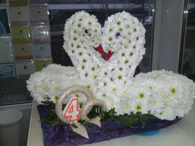 Игрушки из цветов