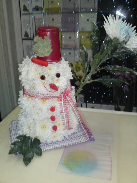 Игрушки из цветов